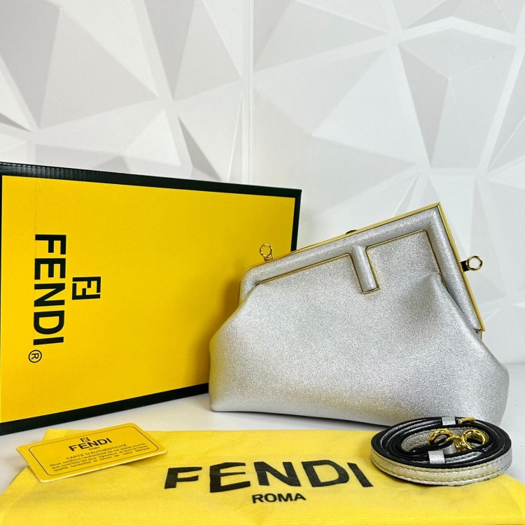 FENDİ FİRST SMALL BAG GUMUS